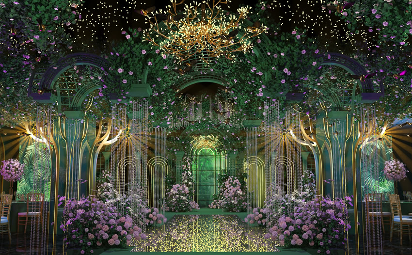 金川奇妙森林婚礼堂效果展示